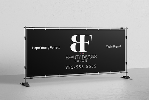 Beauty Favors Signage