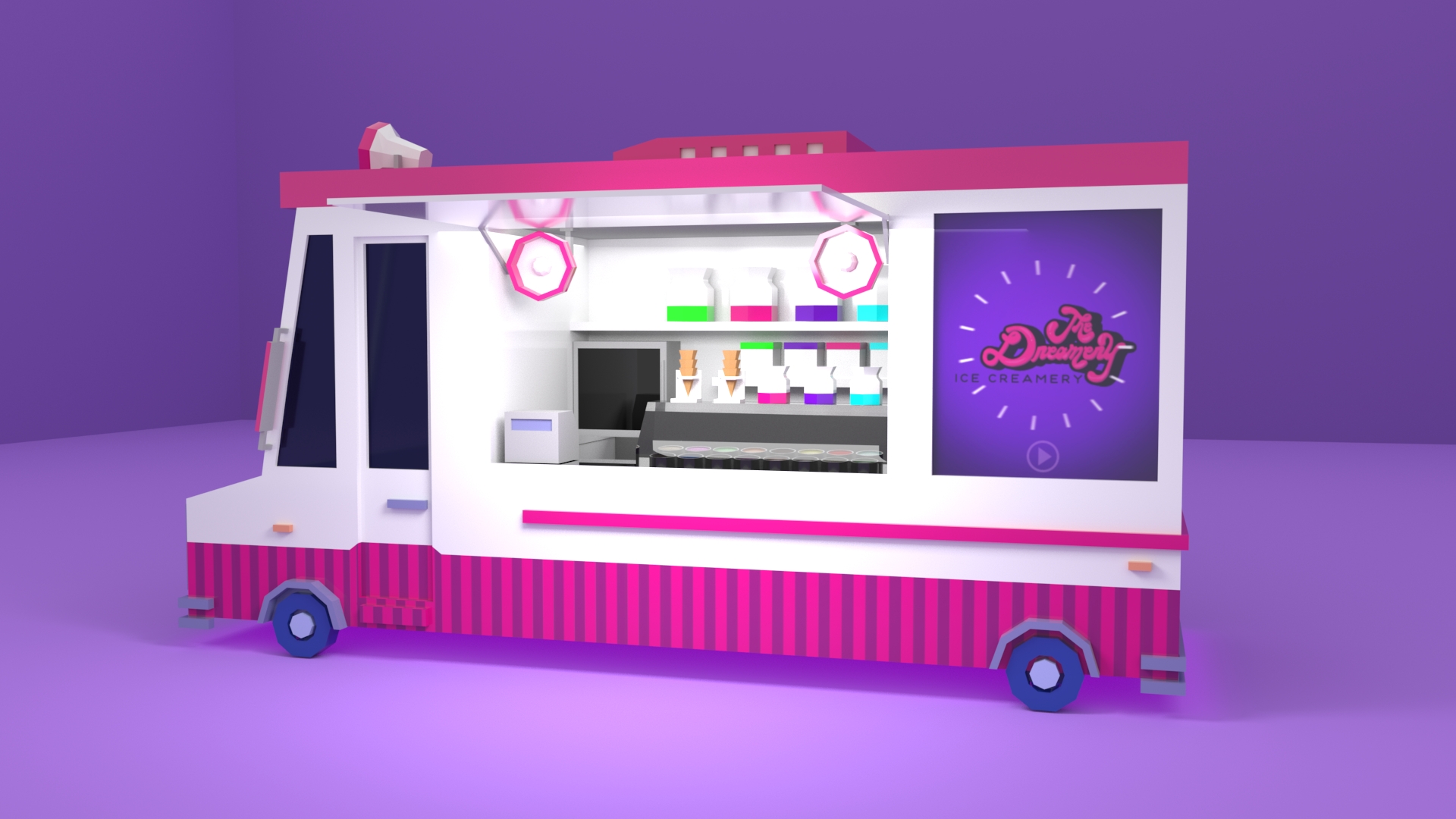 Dreamery Ice Creamery Banner