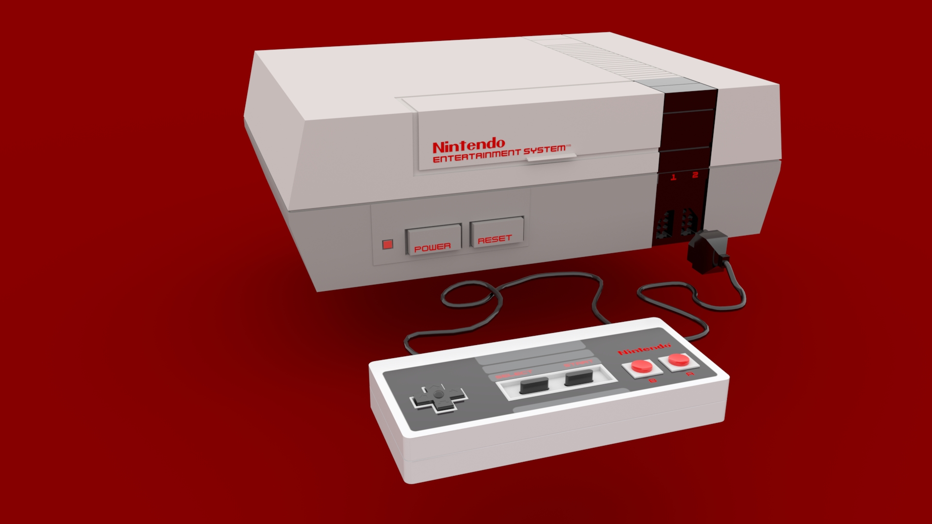 Super Nintendo 3D Model