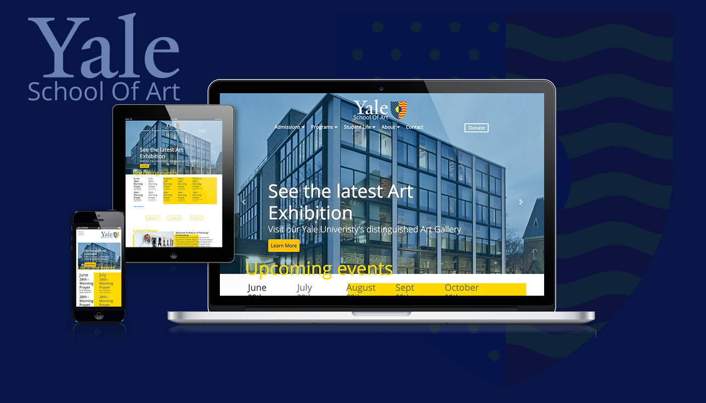 Yale School of Art Website Re-Design